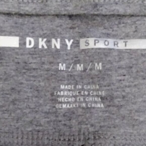 DKNY NWT High Rise Gray Reflective Compression Leggings Size: M - Picture 9 of 11